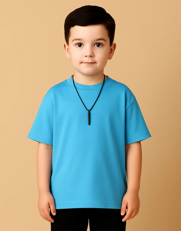 Boy's Blue Oversized T-shirt