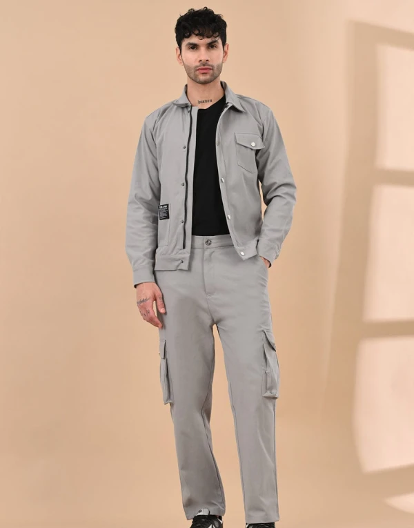 Grey Overshirt Co-ords