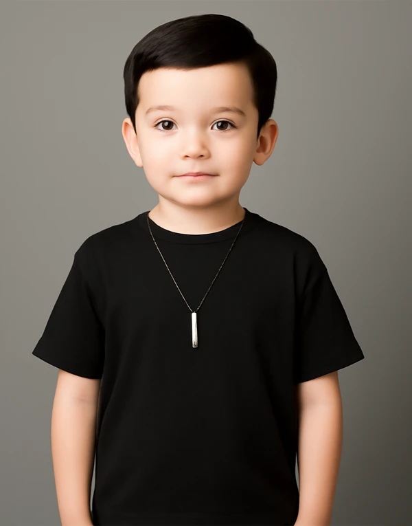 Boy's Black Oversized T-shirt