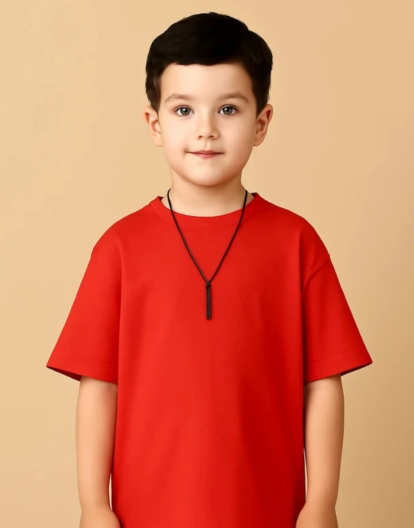 Boy's Red Oversized T-shirt