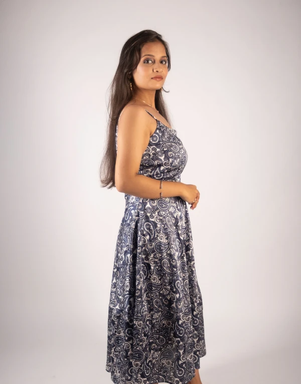 Semi-satin Dress