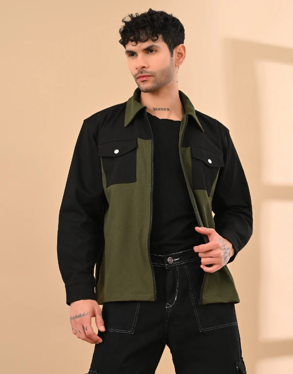 Olive Green Men's Jacket